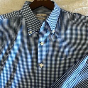 Mens Peter Millar L/S check button down shirt